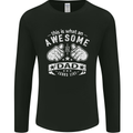 This is What an Awesome Dad Looks Like Mens Long Sleeve T-Shirt Black