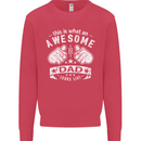 This is What an Awesome Dad Looks Like Mens Sweatshirt Jumper Heliconia