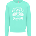 This is What an Awesome Dad Looks Like Mens Sweatshirt Jumper Peppermint