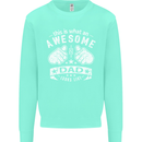 This is What an Awesome Dad Looks Like Mens Sweatshirt Jumper Peppermint