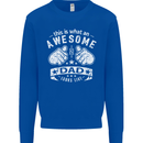 This is What an Awesome Dad Looks Like Mens Sweatshirt Jumper Royal Blue