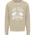 This is What an Awesome Dad Looks Like Mens Sweatshirt Jumper Sand