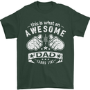 This is What an Awesome Dad Looks Like Mens T-Shirt Cotton Gildan Forest Green