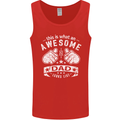 This is What an Awesome Dad Looks Like Mens Vest Tank Top Red