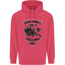 Those Who Bait Fishing Fisherman Funny Childrens Kids Hoodie Heliconia