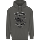 Those Who Bait Fishing Fisherman Funny Childrens Kids Hoodie Storm Grey