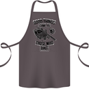 Those Who Bait Fishing Fisherman Funny Cotton Apron 100% Organic Dark Grey