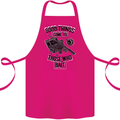 Those Who Bait Fishing Fisherman Funny Cotton Apron 100% Organic Pink
