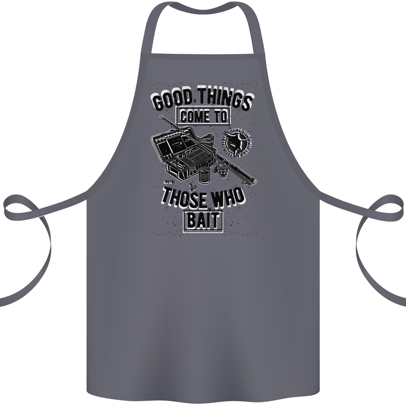 Those Who Bait Fishing Fisherman Funny Cotton Apron 100% Organic Steel