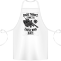 Those Who Bait Fishing Fisherman Funny Cotton Apron 100% Organic White