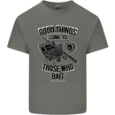 Those Who Bait Fishing Fisherman Funny Kids T-Shirt Childrens Charcoal