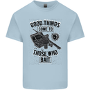 Those Who Bait Fishing Fisherman Funny Kids T-Shirt Childrens Light Blue