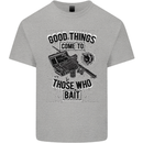 Those Who Bait Fishing Fisherman Funny Kids T-Shirt Childrens Sports Grey