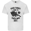 Those Who Bait Fishing Fisherman Funny Kids T-Shirt Childrens White