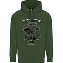 Those Who Bait Fishing Fisherman Funny Mens 80% Cotton Hoodie Forest Green