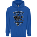 Those Who Bait Fishing Fisherman Funny Mens 80% Cotton Hoodie Royal Blue