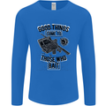 Those Who Bait Fishing Fisherman Funny Mens Long Sleeve T-Shirt Royal Blue