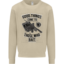 Those Who Bait Fishing Fisherman Funny Mens Sweatshirt Jumper Sand