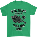 Those Who Bait Fishing Fisherman Funny Mens T-Shirt Cotton Gildan Irish Green