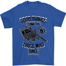 Those Who Bait Fishing Fisherman Funny Mens T-Shirt Cotton Gildan Royal Blue