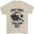 Those Who Bait Fishing Fisherman Funny Mens T-Shirt Cotton Gildan Sand