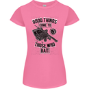 Those Who Bait Fishing Fisherman Funny Womens Petite Cut T-Shirt Azalea