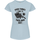 Those Who Bait Fishing Fisherman Funny Womens Petite Cut T-Shirt Light Blue