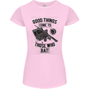 Those Who Bait Fishing Fisherman Funny Womens Petite Cut T-Shirt Light Pink