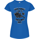 Those Who Bait Fishing Fisherman Funny Womens Petite Cut T-Shirt Royal Blue
