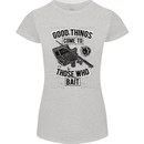 Those Who Bait Fishing Fisherman Funny Womens Petite Cut T-Shirt Sports Grey