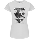 Those Who Bait Fishing Fisherman Funny Womens Petite Cut T-Shirt White