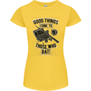 Those Who Bait Fishing Fisherman Funny Womens Petite Cut T-Shirt Yellow