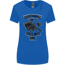 Those Who Bait Fishing Fisherman Funny Womens Wider Cut T-Shirt Royal Blue
