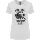 Those Who Bait Fishing Fisherman Funny Womens Wider Cut T-Shirt White