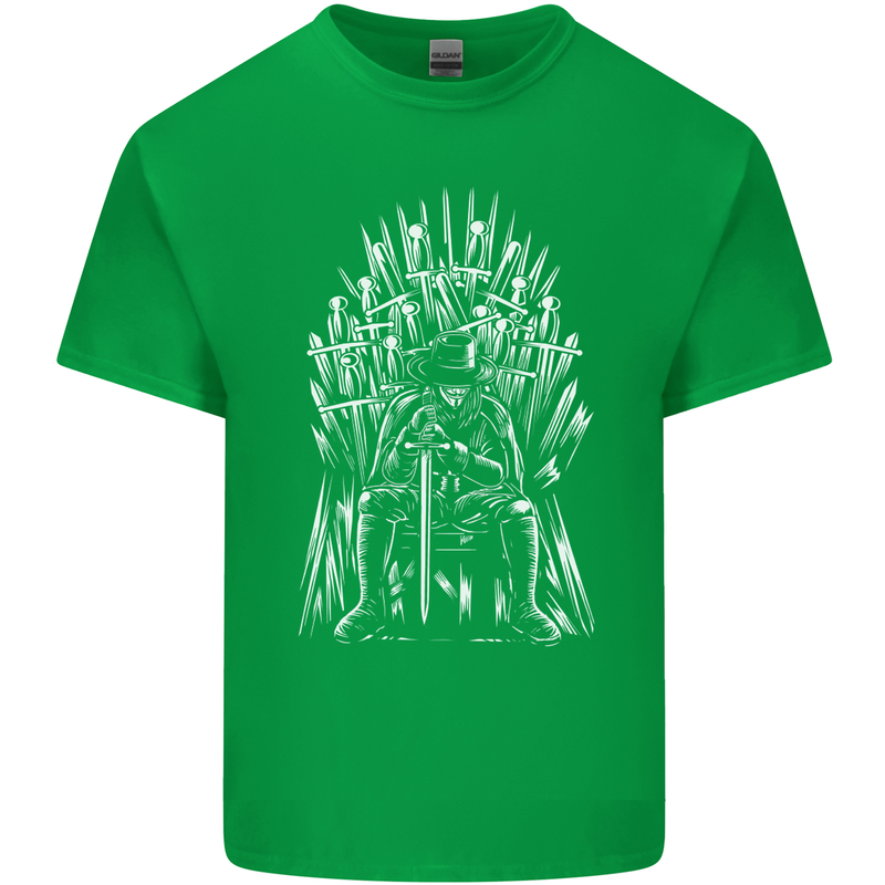 Thrones of Vendetta Funny Parody Mens Cotton T-Shirt Tee Top Irish Green