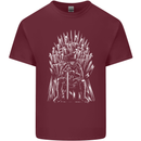 Thrones of Vendetta Funny Parody Mens Cotton T-Shirt Tee Top Maroon