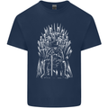 Thrones of Vendetta Funny Parody Mens Cotton T-Shirt Tee Top Navy Blue
