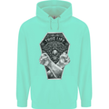 Thug Life Skulls Childrens Kids Hoodie Peppermint