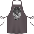 Thug Life Skulls Cotton Apron 100% Organic Dark Grey