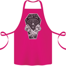 Thug Life Skulls Cotton Apron 100% Organic Pink