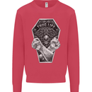 Thug Life Skulls Kids Sweatshirt Jumper Heliconia