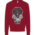 Thug Life Skulls Kids Sweatshirt Jumper Red
