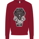Thug Life Skulls Kids Sweatshirt Jumper Red