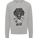 Thug Life Skulls Kids Sweatshirt Jumper Sports Grey