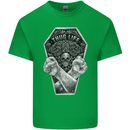 Thug Life Skulls Kids T-Shirt Childrens Irish Green