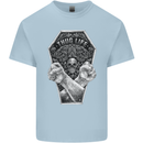 Thug Life Skulls Kids T-Shirt Childrens Light Blue
