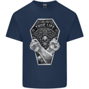 Thug Life Skulls Kids T-Shirt Childrens Navy Blue