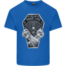 Thug Life Skulls Kids T-Shirt Childrens Royal Blue