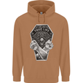 Thug Life Skulls Mens 80% Cotton Hoodie Caramel Latte