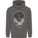 Thug Life Skulls Mens 80% Cotton Hoodie Charcoal